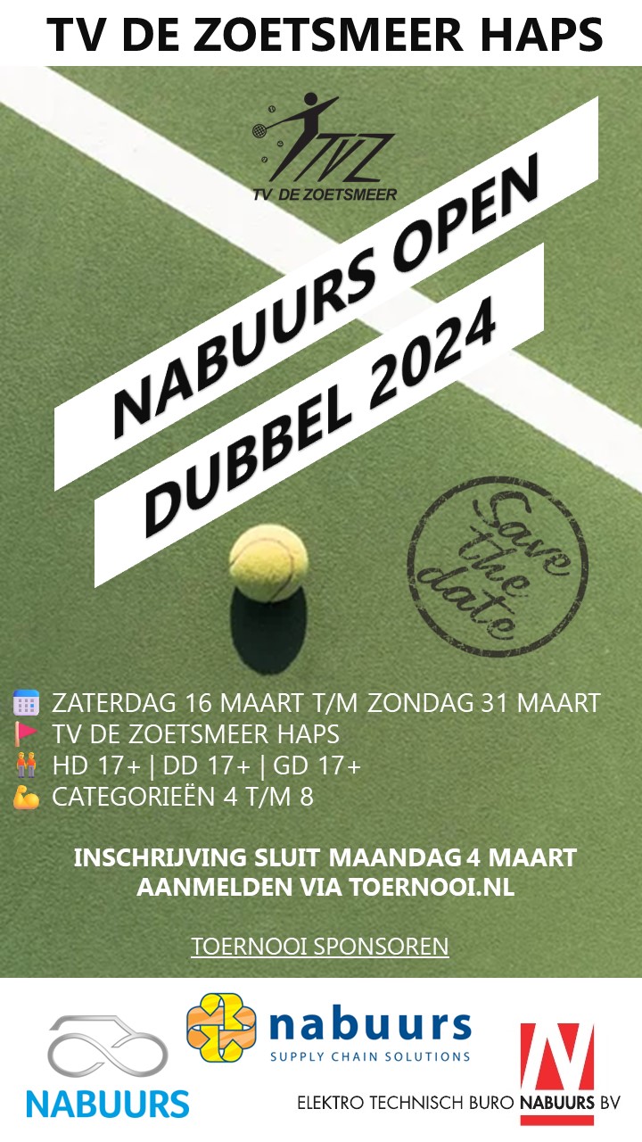 Flyer Nabuurs Open 2024